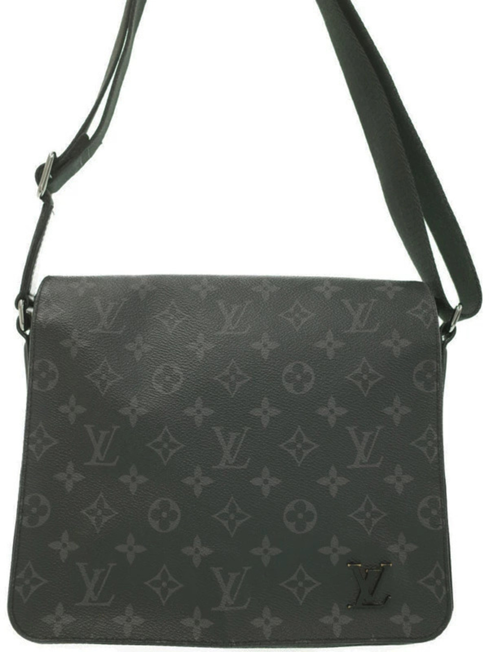 Louis Vuitton Monogram Eclipse Black District NM Shoulder Bag